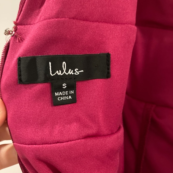 Lulus Empire Waist Pleated Chiffon Gown - worn once! - Picture 6 of 6